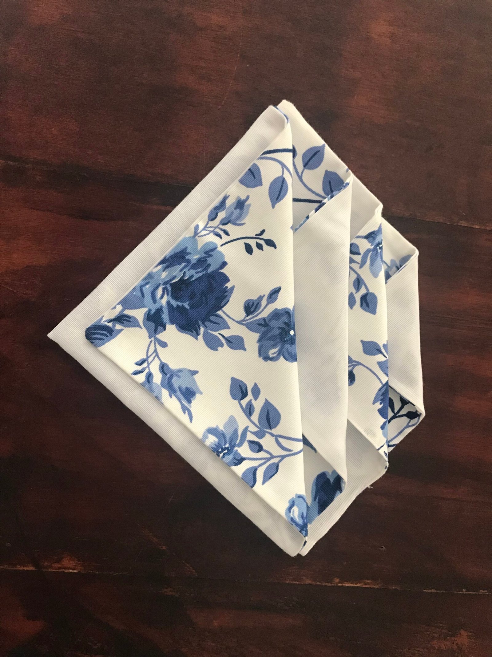 Guardanapo Azul floral - Imagem 4