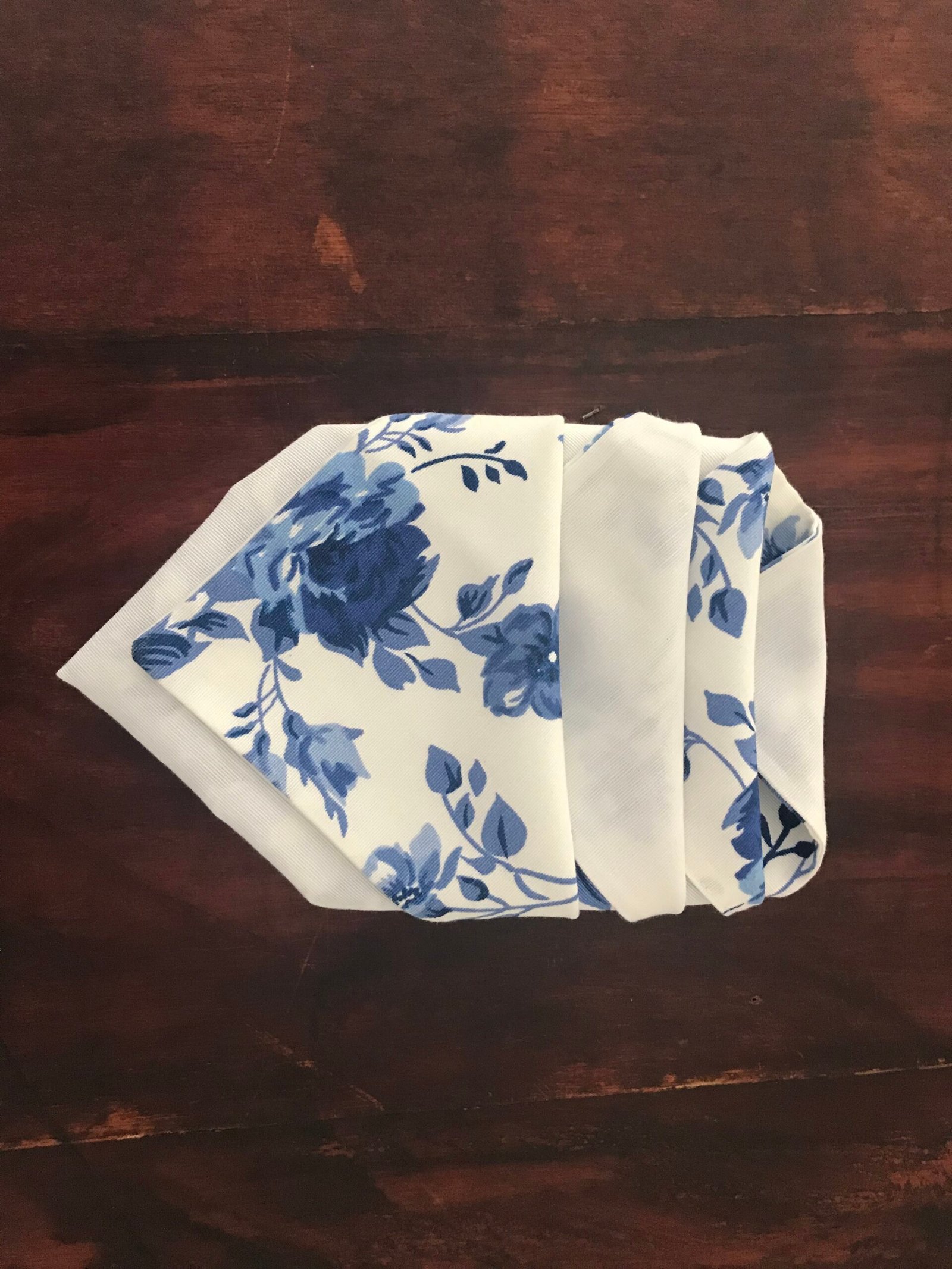 Guardanapo Azul floral - Imagem 6